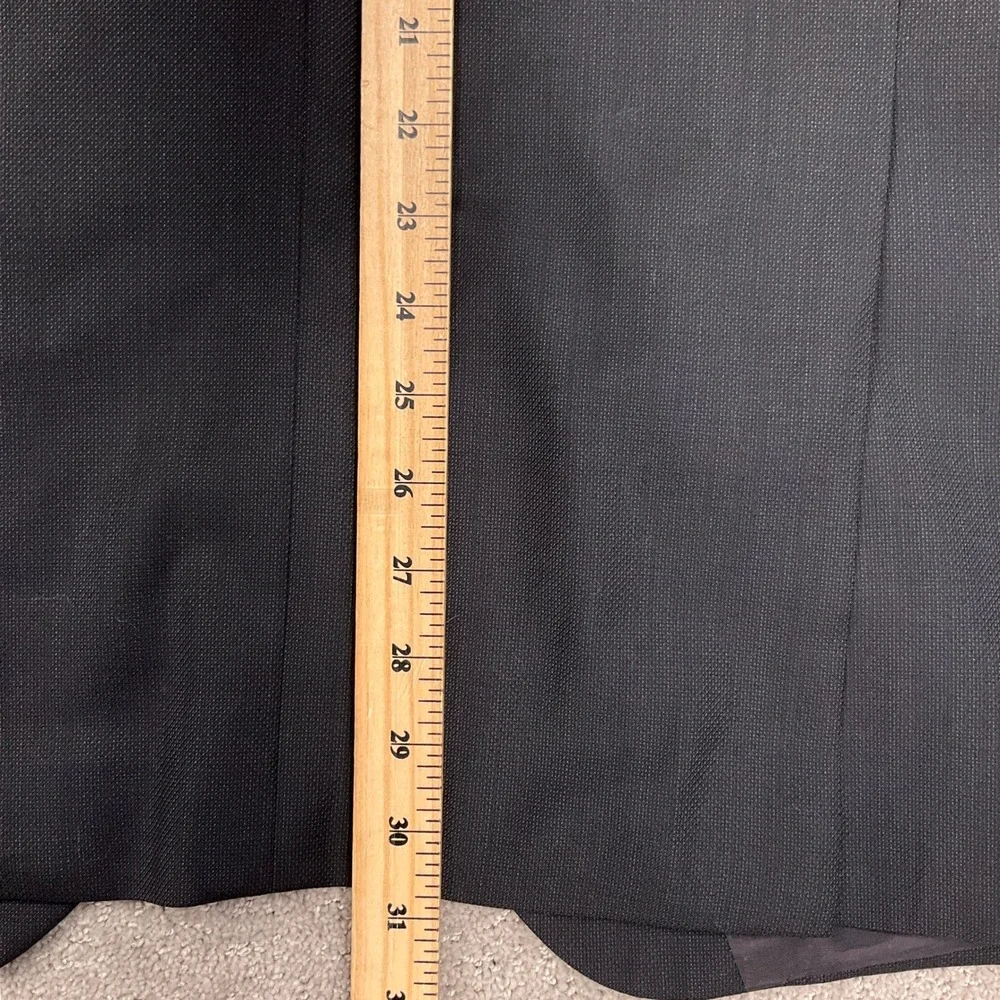 BOSS Hugo Boss Blazer‎ Mens 46R Black Grand/Central US 2-Button Formal Luxury